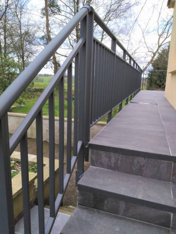 Garde corps extérieur aluminium LA MENUIS' Morbihan Pontivy Garde corps extérieur aluminium LA MENUIS' Morbihan Pontivy