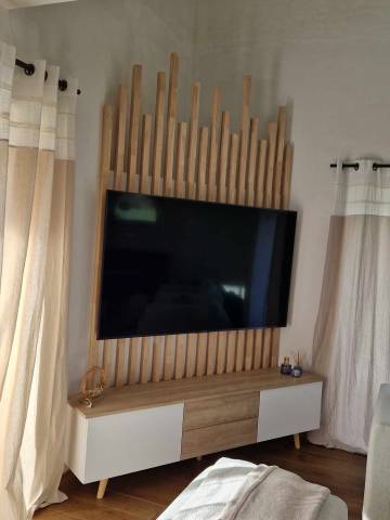 LA MENUIS Meuble sur-mesure meuble TV Morbihan agencements LA MENUIS Meuble sur-mesure meuble TV Morbihan agencements