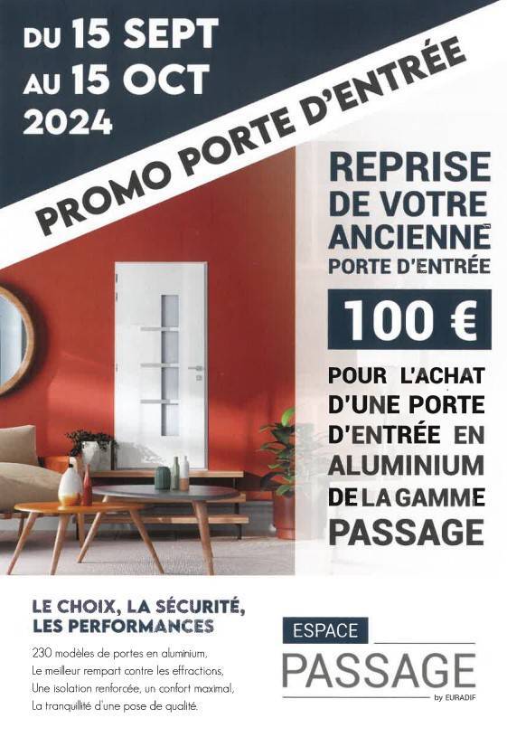 Promotion Euradif porte d'entrée